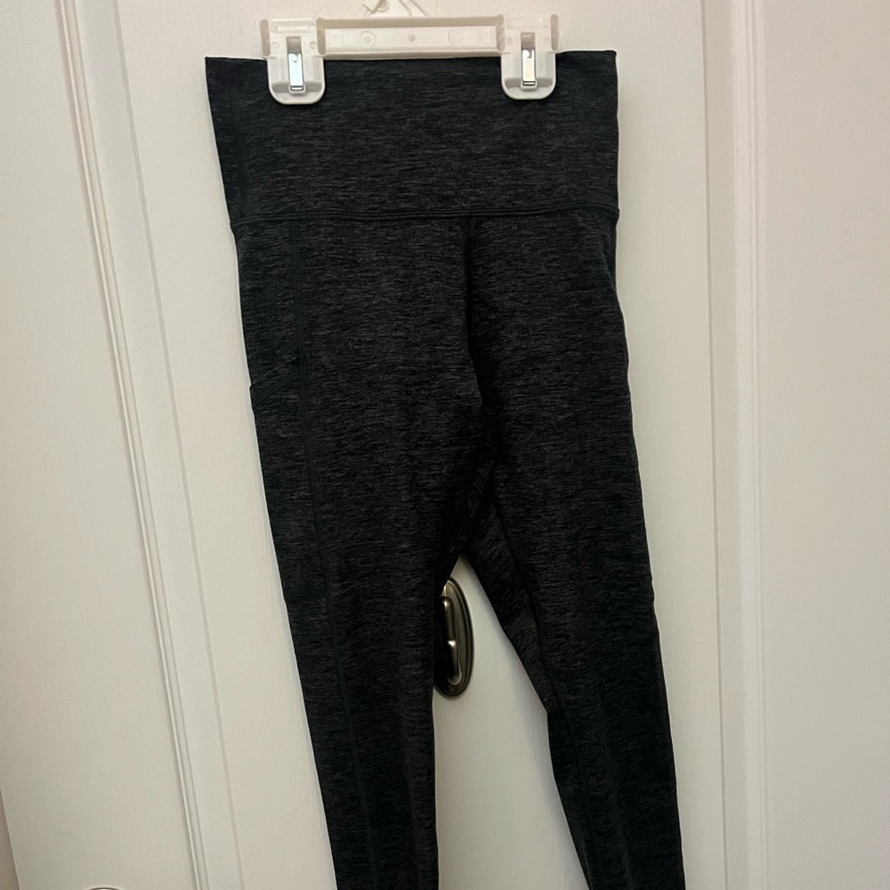 Aerie OG leggings, small, dark gray